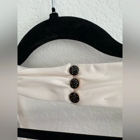 Anthropologie Mauve Cream and Black Halter NWT Size S - Picture 3 of 5